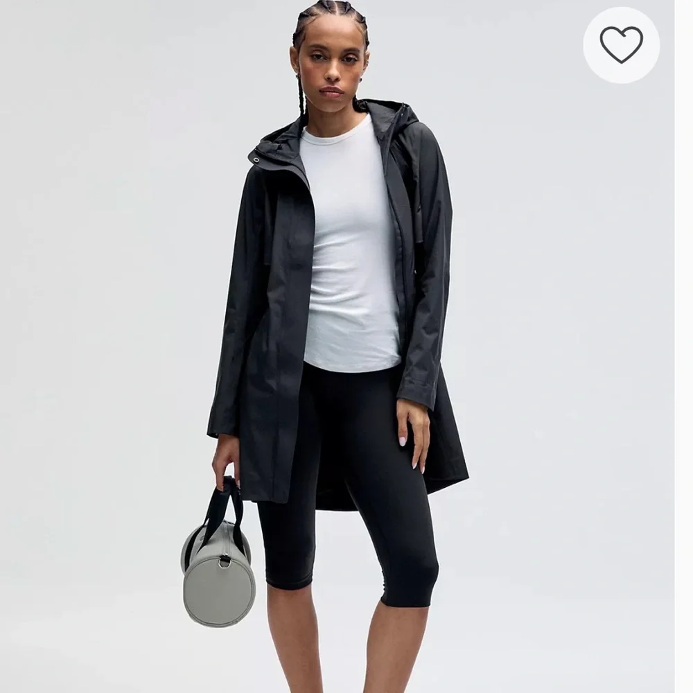 NWOT Lululemon Rain Rebel Jacket in Black 14 - Picture 1 of 12